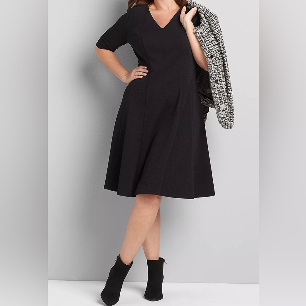Lane Bryant Perfect Black Dress Plus size 22/24